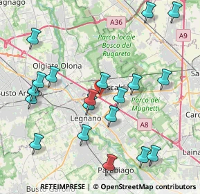 Mappa E62, 20023 Legnano MI, Italia (4.50316)