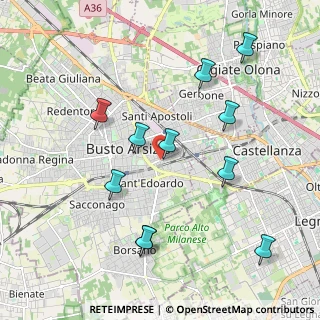 Mappa Via Risorgimento, 21052 Busto Arsizio VA, Italia (2.07091)