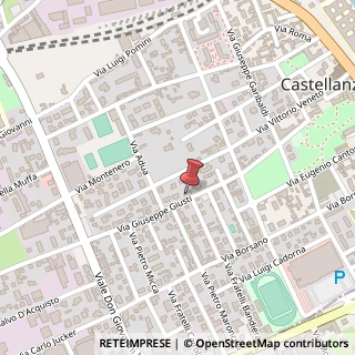 Mappa Via G. Giusti, 18, 21053 Castellanza, Varese (Lombardia)