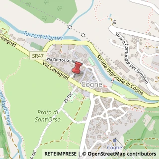 Mappa Via Cavagnet, 35, 11012 Cogne AO, Italia, 11012 Cogne, Aosta (Valle d'Aosta)