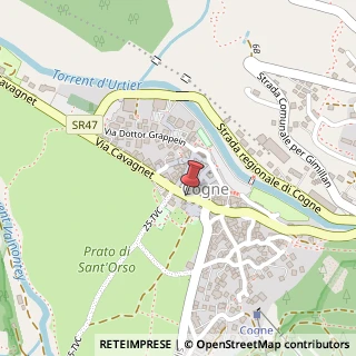 Mappa Rue bourgeois 50, 11012 Hône, Aosta (Valle d'Aosta)