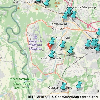 Mappa Via Trento, 21010 Ferno VA, Italia (5.9295)