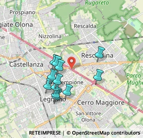 Mappa 20023 Legnano MI, Italia (1.51833)
