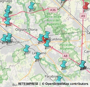 Mappa 20023 Legnano MI, Italia (6.0025)