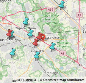 Mappa 20023 Legnano MI, Italia (4.28273)