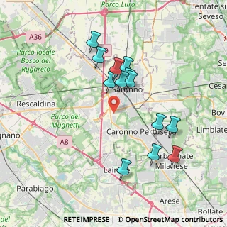 Mappa Via Celeste Milani, 21040 Origgio VA, Italia (3.43077)