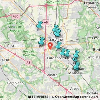 Mappa Via Celeste Milani, 21040 Origgio VA, Italia (3.15286)