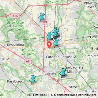 Mappa Via Celeste Milani, 21040 Origgio VA, Italia (3.22)