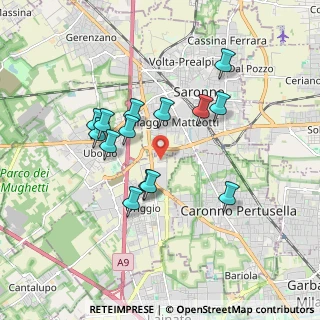 Mappa Via Celeste Milani, 21040 Origgio VA, Italia (1.575)