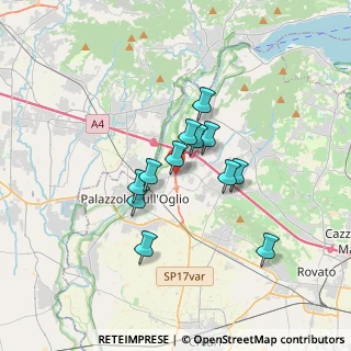 Mappa Via Milano, 25036 Palazzolo sull'Oglio BS, Italia (2.535)
