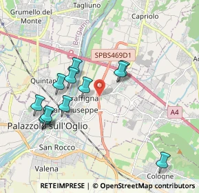 Mappa Via Milano, 25036 Palazzolo sull'Oglio BS, Italia (1.87333)