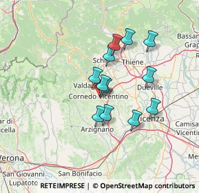 Mappa Via Monte Pasubio, 36073 Cornedo Vicentino VI, Italia (10.66667)