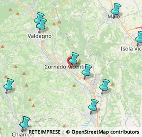 Mappa Via Monte Pasubio, 36073 Cornedo Vicentino VI, Italia (5.9175)