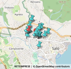 Mappa Via Rini Andrea, 25087 Salò BS, Italia (0.204)