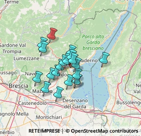 Mappa Via Rini Andrea, 25087 Salò BS, Italia (9.275)