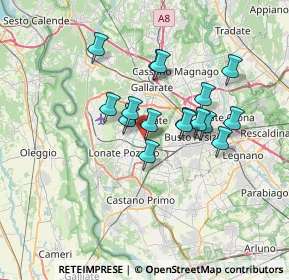 Mappa Via Pola 21 21017 San Macario, 21017 Samarate VA, Italia (5.50063)