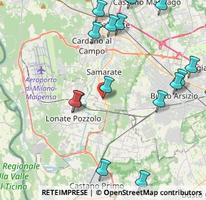 Mappa Via Pola 21 21017 San Macario, 21017 Samarate VA, Italia (5.8605)