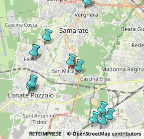 Mappa Via Pola 21 21017 San Macario, 21017 Samarate VA, Italia (2.48786)