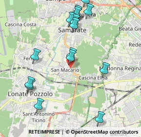 Mappa Via Pola 21 21017 San Macario, 21017 Samarate VA, Italia (2.28813)