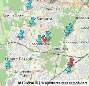 Mappa Via Pola 21 21017 San Macario, 21017 Samarate VA, Italia (2.38455)