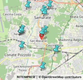 Mappa Via Pola 21 21017 San Macario, 21017 Samarate VA, Italia (2.05417)