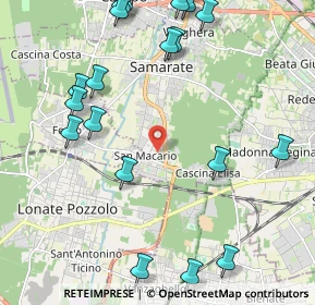 Mappa Via Pola 21 21017 San Macario, 21017 Samarate VA, Italia (2.724)