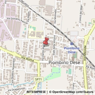 Mappa Via Ruzzante, 3, 35017 Piombino Dese, Padova (Veneto)