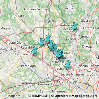 Mappa Via G. Ferraris, 21042 Saronno VA, Italia (4.405)