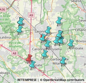 Mappa Via G. Ferraris, 21042 Saronno VA, Italia (3.53625)