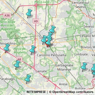Mappa Via G. Ferraris, 21042 Saronno VA, Italia (5.58923)