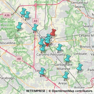 Mappa Via G. Ferraris, 21042 Saronno VA, Italia (3.94143)