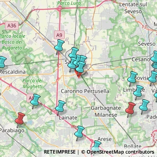 Mappa Via G. Ferraris, 21042 Saronno VA, Italia (5.618)