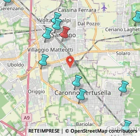 Mappa Via G. Ferraris, 21042 Saronno VA, Italia (2.72)