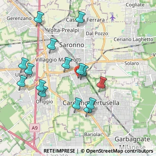 Mappa Via G. Ferraris, 21042 Saronno VA, Italia (2.07133)