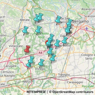 Mappa Viale Trento e Trieste, 20056 Trezzo sull'Adda MI, Italia (6.7185)