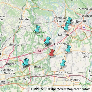 Mappa Viale Trento e Trieste, 20056 Trezzo sull'Adda MI, Italia (7.59636)