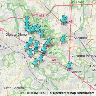 Mappa Via Palmiro Togliatti 1 c, 20027 Rescaldina MI, Italia (3.4585)