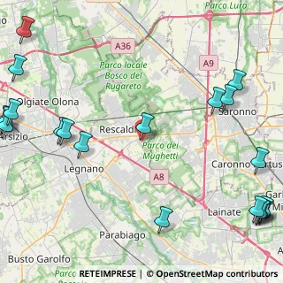 Mappa Via Palmiro Togliatti 1 c, 20027 Rescaldina MI, Italia (6.857)