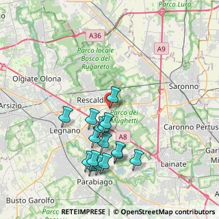 Mappa CCle Auchan, 20027 Rescaldina MI, Italia (3.75)