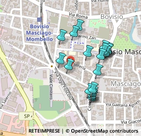 Mappa Via Pusterla, 20813 Bovisio-Masciago MB, Italia (0.2125)