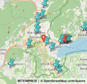 Mappa Via San Anna, 25087 Salò BS, Italia (2.1885)