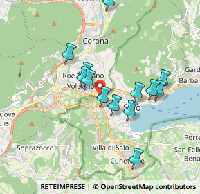 Mappa Via San Anna, 25087 Salò BS, Italia (1.60846)