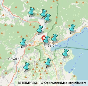 Mappa Via San Anna, 25087 Salò BS, Italia (3.65909)