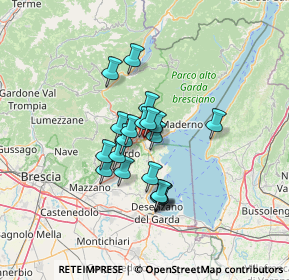 Mappa Via San Anna, 25087 Salò BS, Italia (9.401)