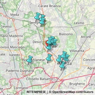 Mappa Via Zara, 20851 Lissone MB, Italia (3.14786)