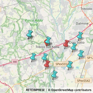 Mappa Via Trento e Trieste, 20056 Trezzo sull'Adda MI, Italia (4.29167)