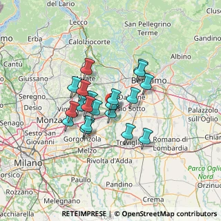 Mappa Via Trento e Trieste, 20056 Trezzo sull'Adda MI, Italia (9.7965)