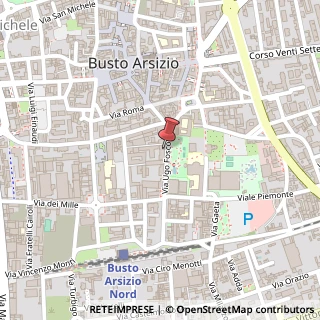 Mappa Via Ugo Foscolo, 4, 21052 Busto Arsizio, Varese (Lombardia)