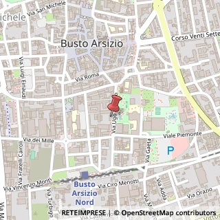 Mappa Via Ugo Foscolo, 6, 21052 Busto Arsizio, Varese (Lombardia)