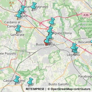 Mappa Via Foscolo Ugo, 21052 Busto Arsizio VA, Italia (5.43846)
